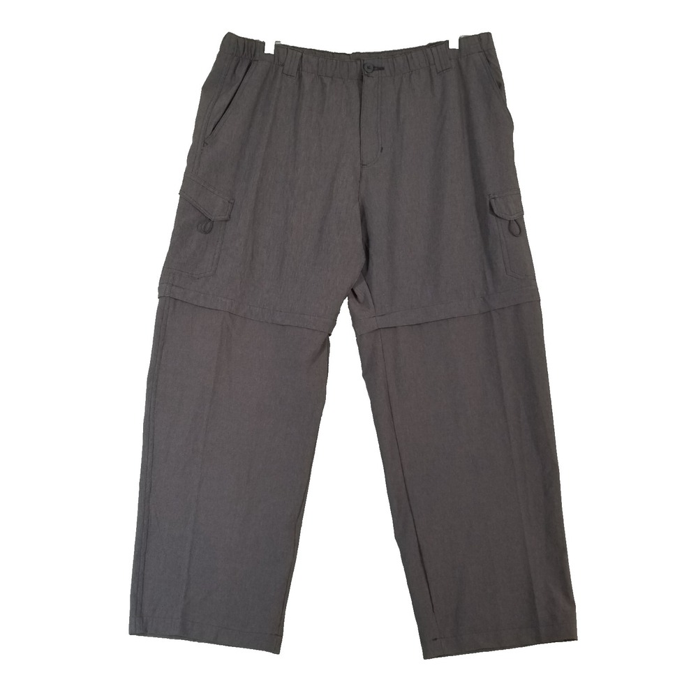 Reel Legends cargo pants shorts combo mens 2xl xxl brown Outdoor fishing Dri-Fit
